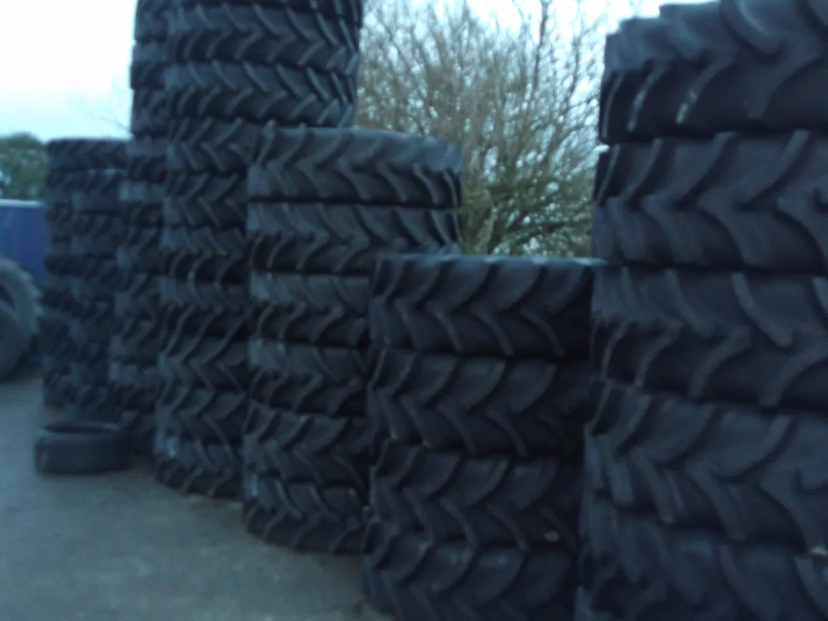 NEW/ PARTWORN TRAILOR / TRACTOR TYRES IN ALL SIZES - Image 1