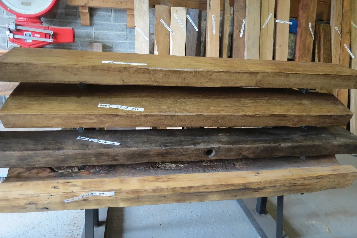 Selection of Reclaimed Timber beams