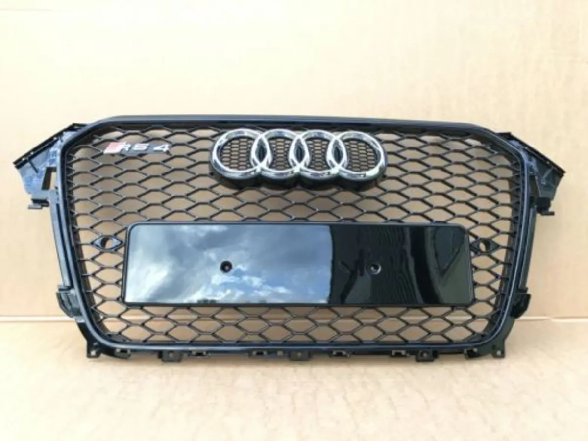 Audi A4 B8 RS4 Honeycomb Grills - Image 2