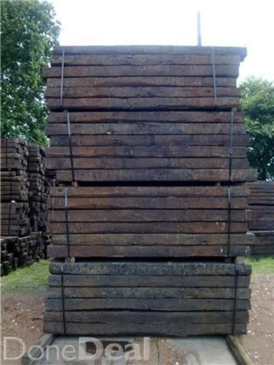 Reclaimed Railway Sleepers - Image 1