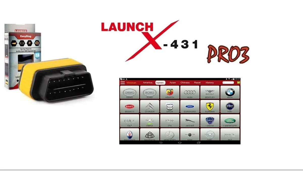 Launch X431 Easydiag Pro 3 - Image 1