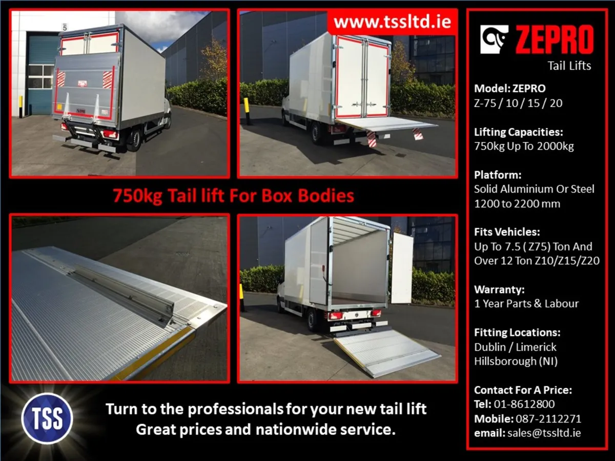 Tail Lifts For Box Bodies - Trailers And Vans - Image 4