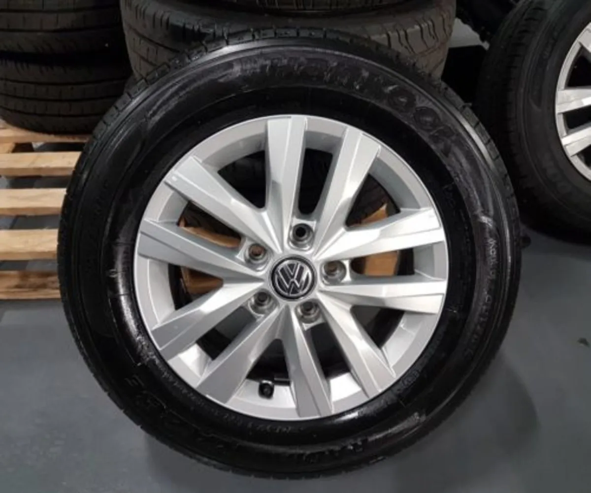 VW T6.1,T6,T5Trans Genuine16"Highline Alloys - Image 2