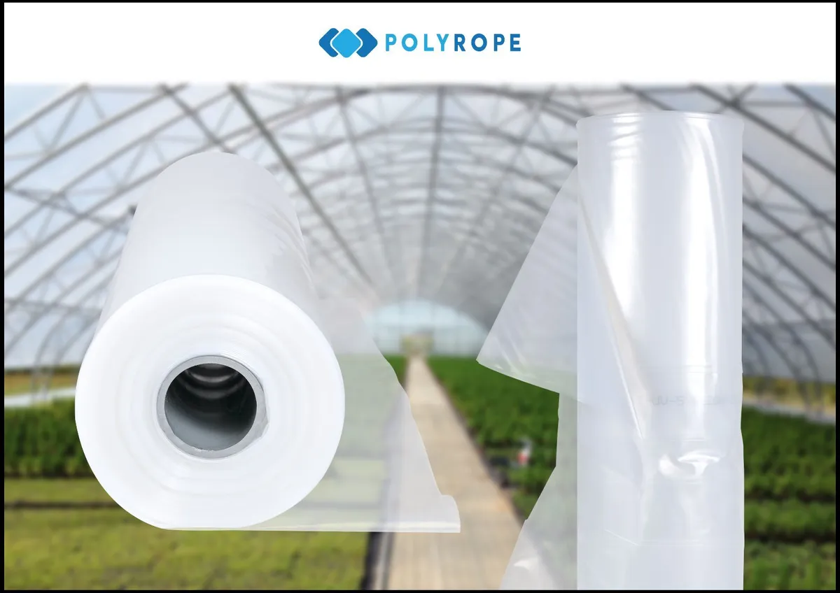Polytunnel  Polythene Plastic Greenhouse Cover - Image 1