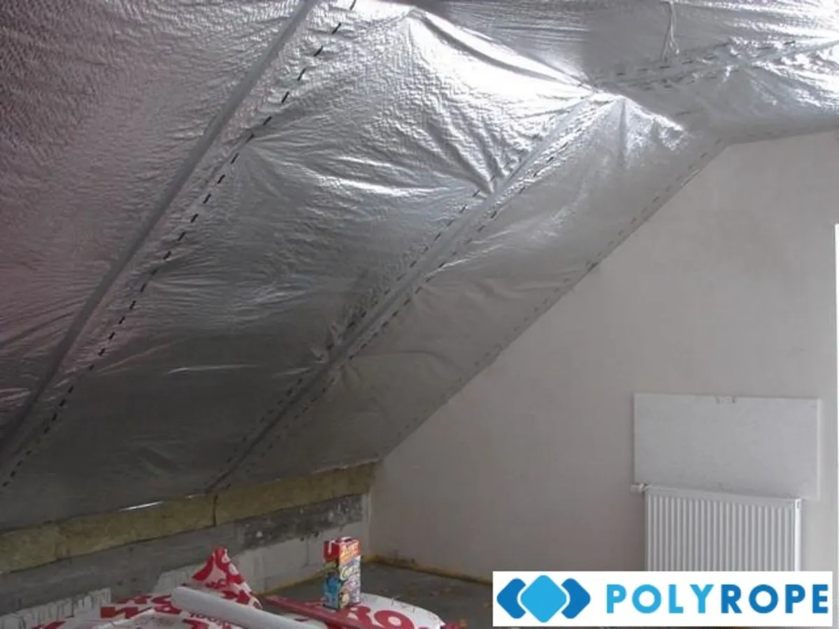 ATTIC ROOF INSULATION FOIL VAPOUR MEMBRANE - Image 4