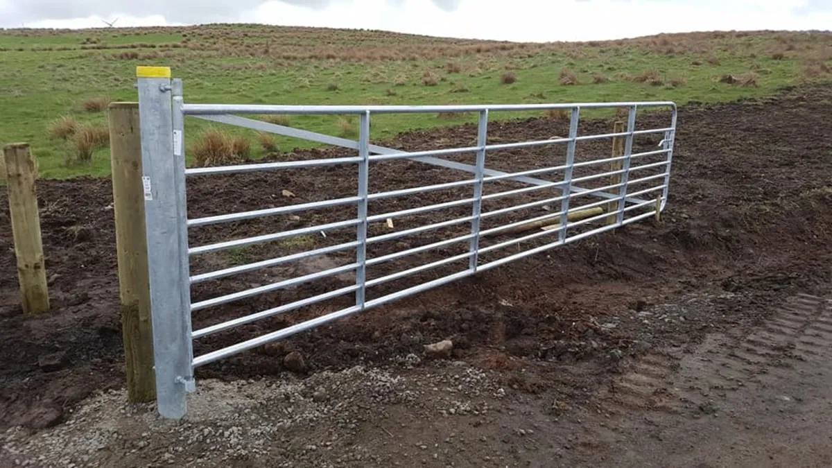 Galvanised Gates , cattle, sheep, yard, meshed!! * - Image 1
