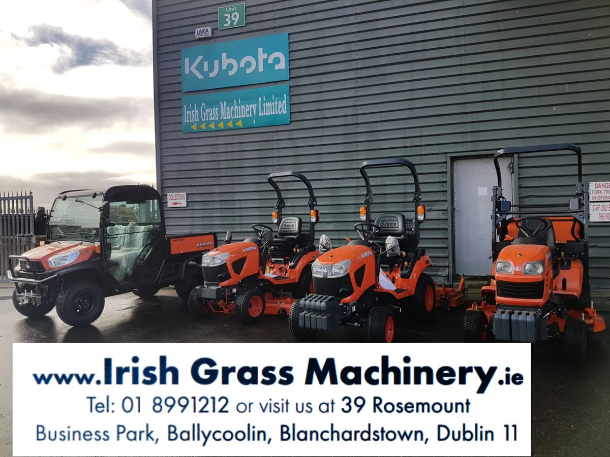 Full range of Kubota Tractors  Mowers & Parts - Image 2