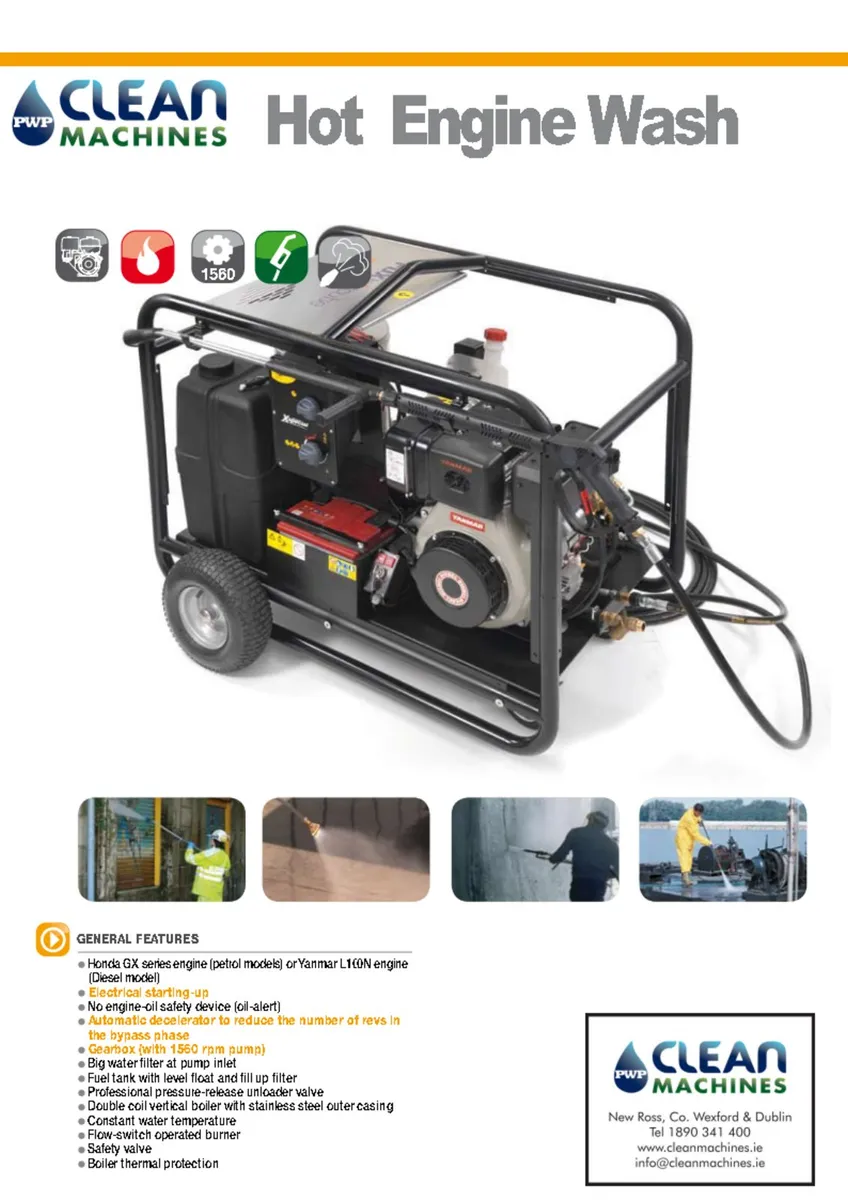 Comet Diesel Hot Power Pressure Washer - Image 2