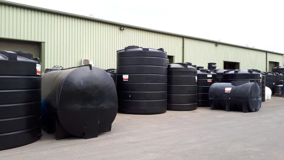 New Heavy Gauge Water Storage Tanks