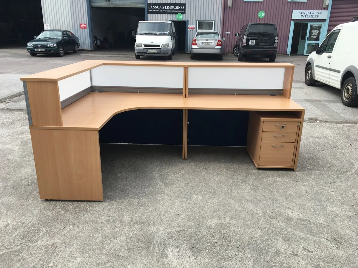 QUALITY USED BESPOKE RECEPTION COUNTERS @ CJM - Image 2