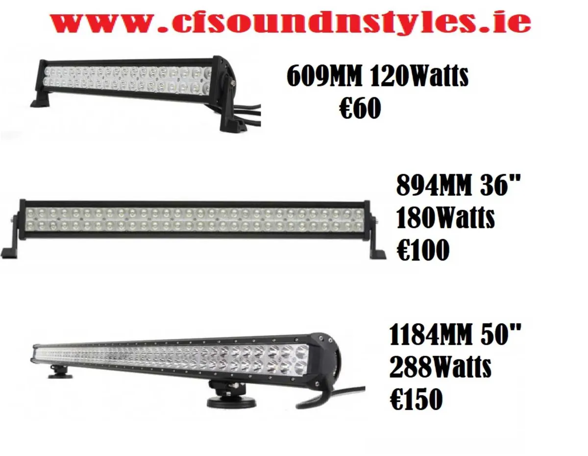 Led Work Lamps Lightbars Taillights NEW - Image 1