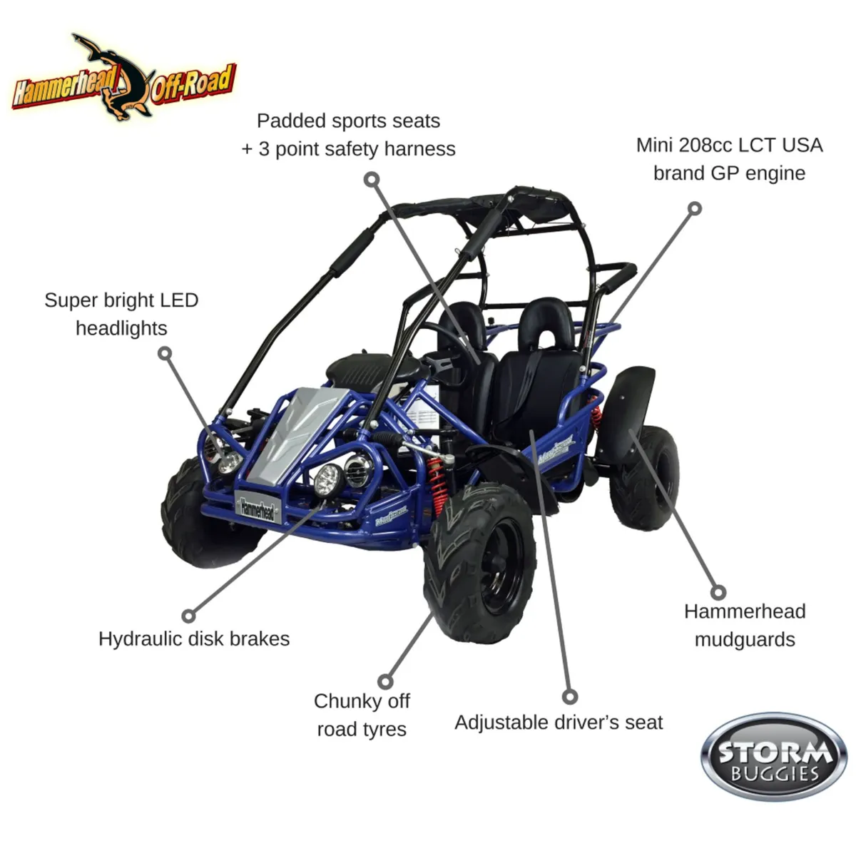 HAMMERHEAD Mudhead 200 CC BUGGY (Delivery/choice) - Image 1