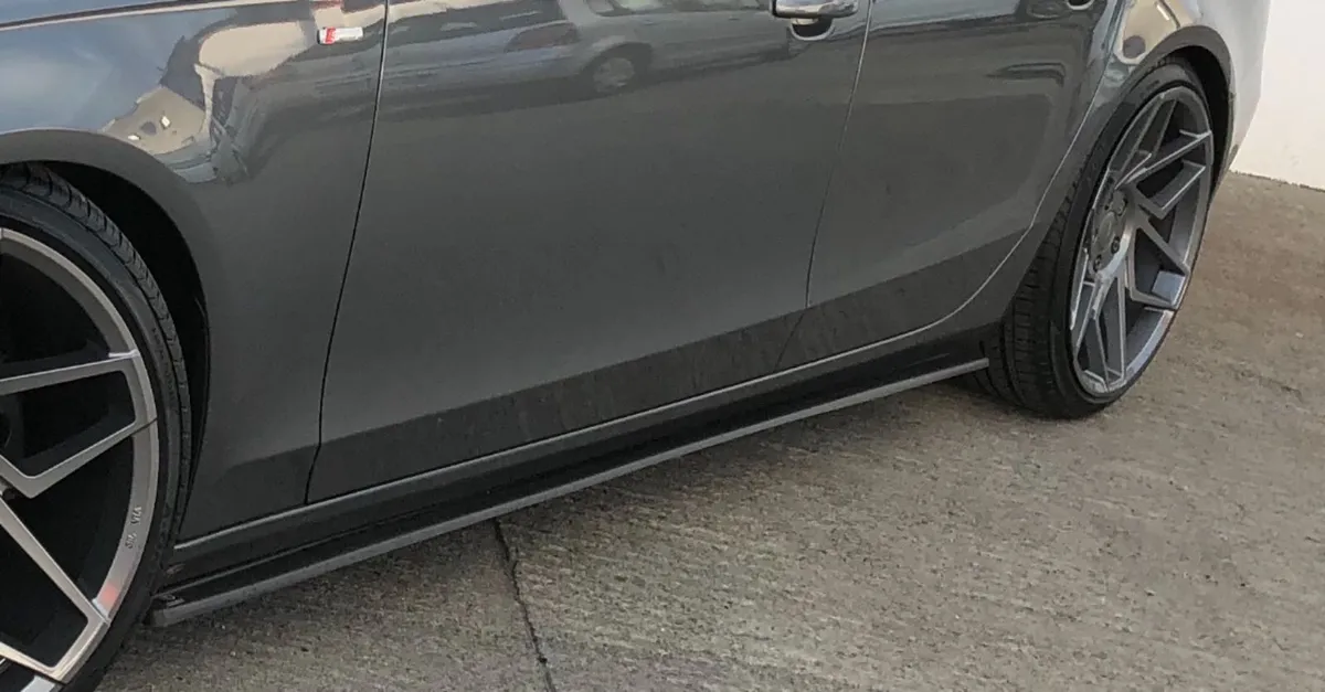 Side skirt extensions black