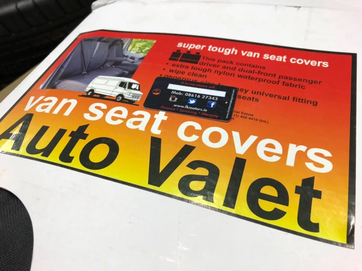 3 seater van seat covers