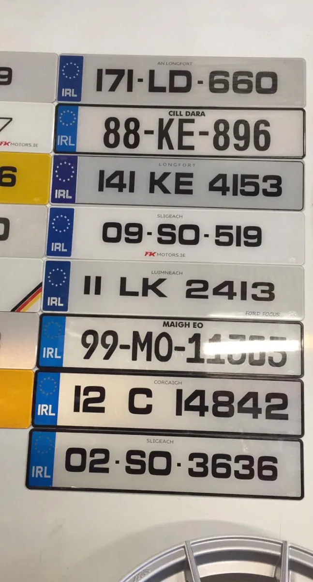 Number plate clearance availability