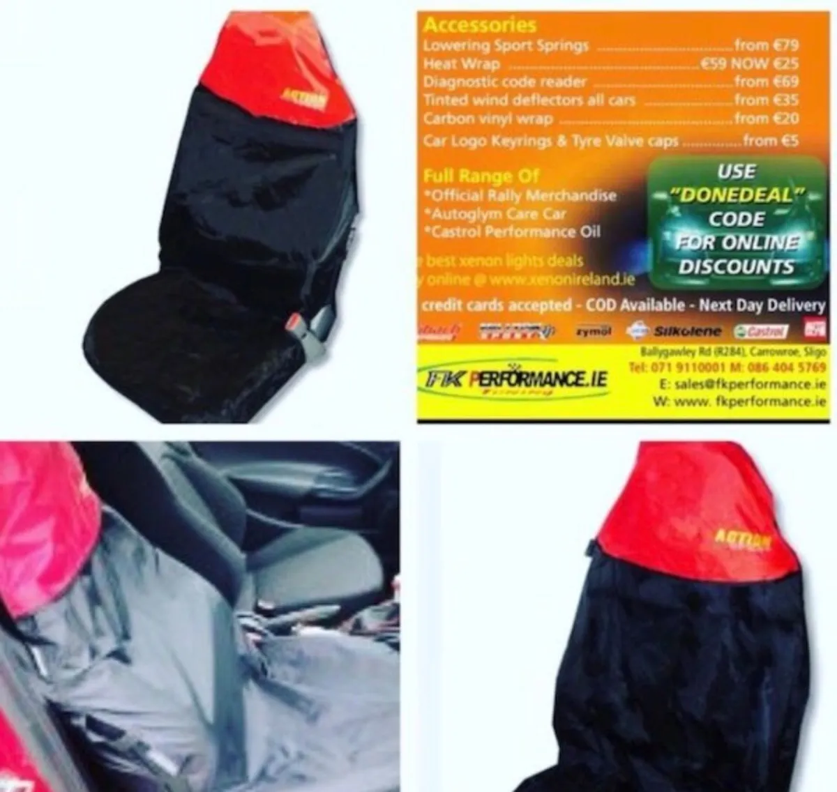 Action sport seat covers fk online shop offer - Image 1