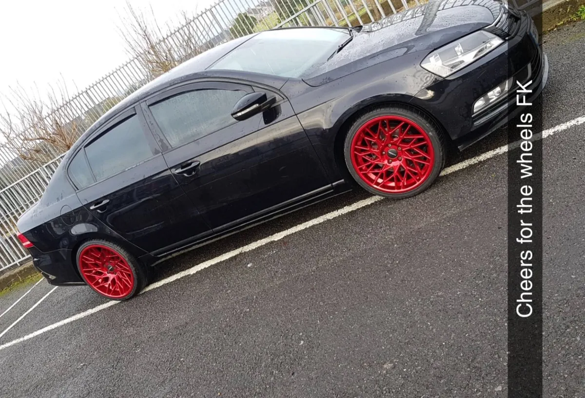 19” veeman 9.5 / 8.5 red alloys