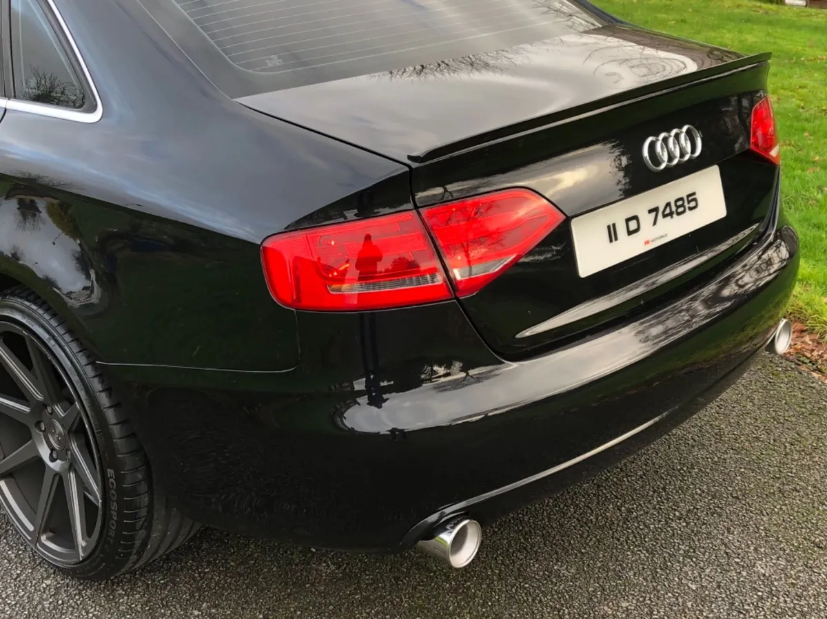 Boot lip spoilers Audi A4