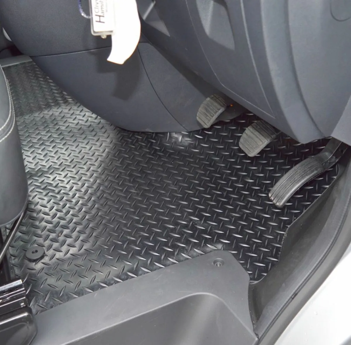 Rubber car mats fitted - Image 1