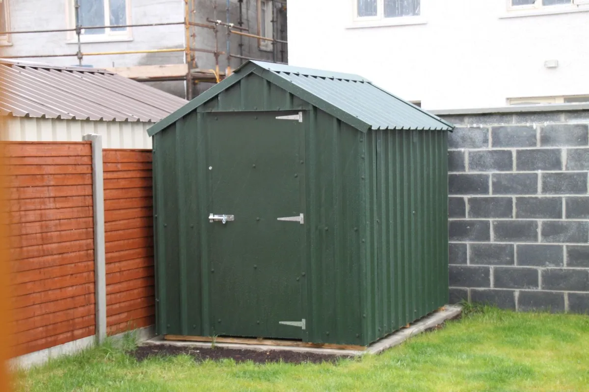 Steel Garden Sheds 6x4 Fitted from €870