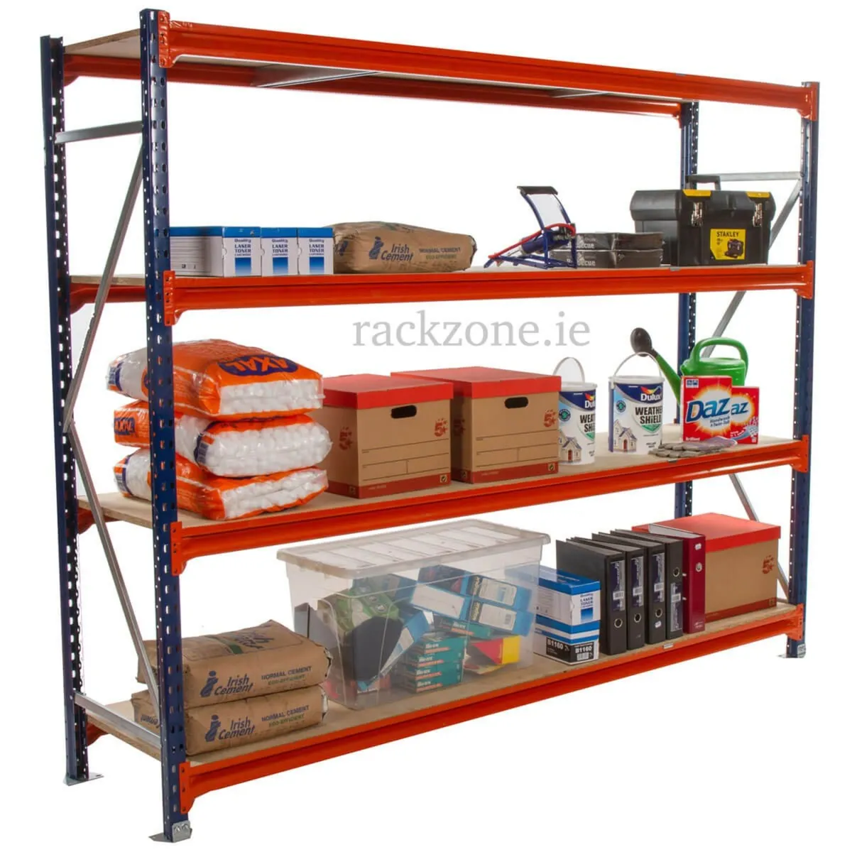 Shelving 2500 x 2400 x 400 4 Levels