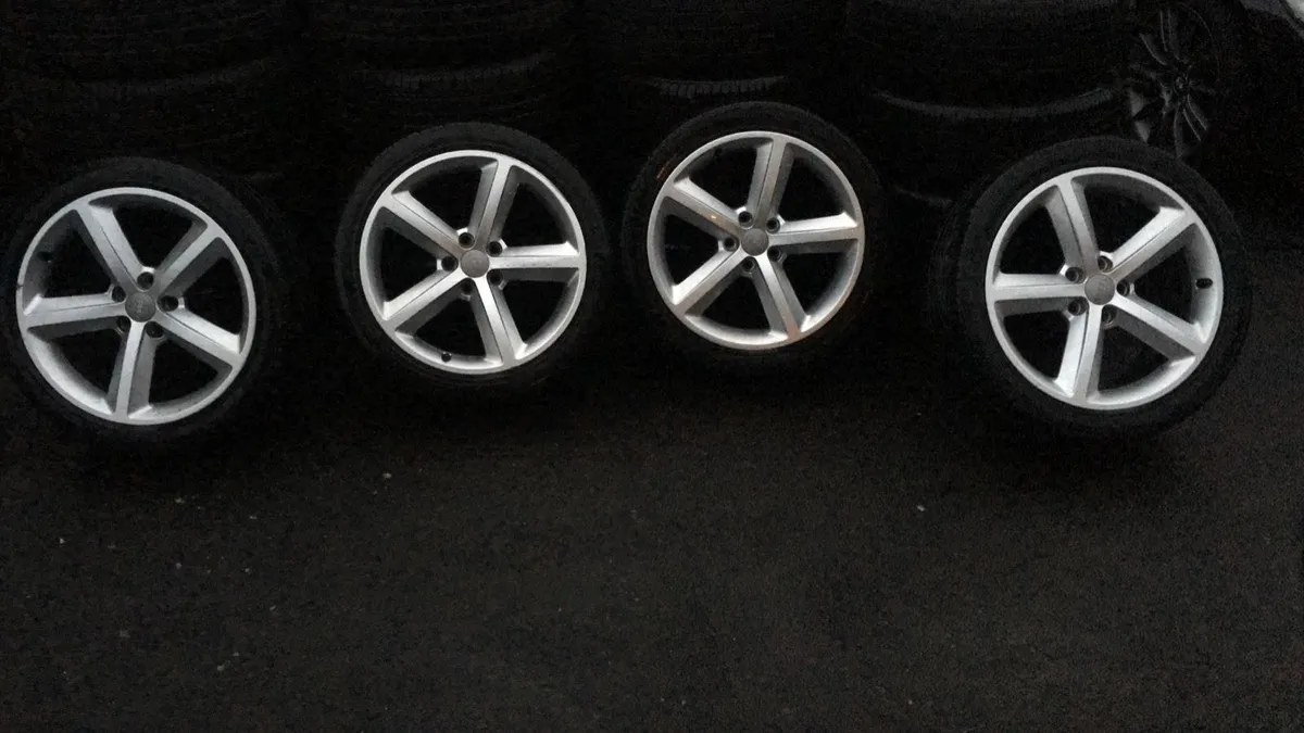 18” sline alloys & tyres  used - Image 2