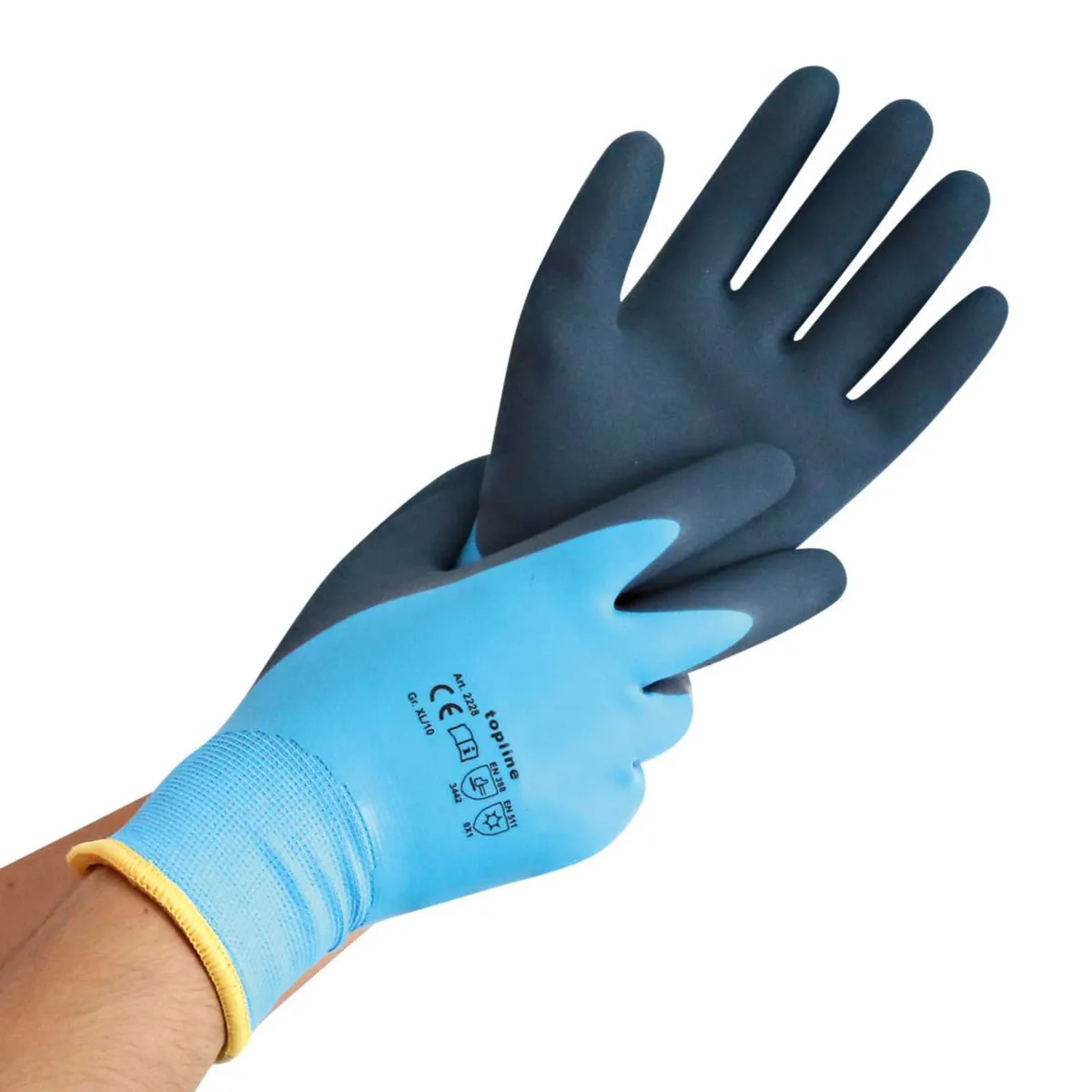 Jefferson Dry Grip Latex Gloves L & XL Bulk Deal