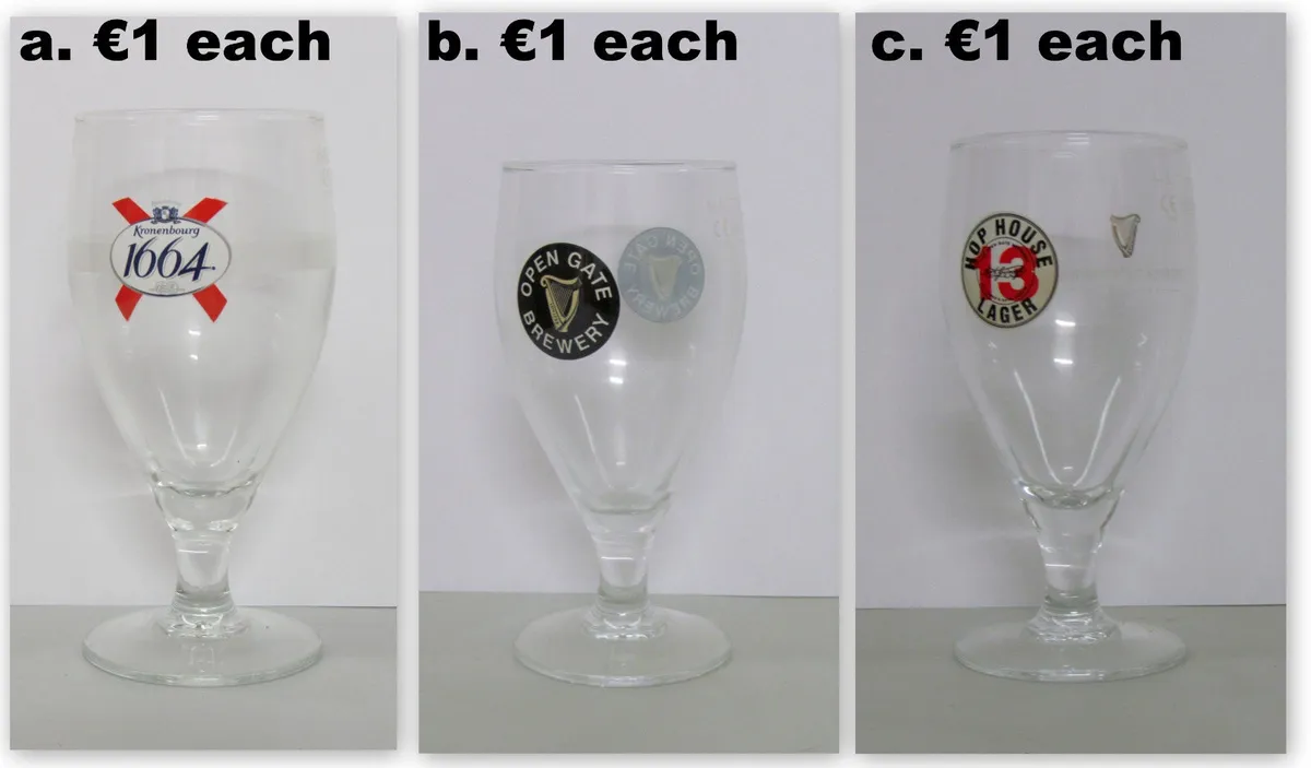 Bar & Restaurant glasses -  over 4000x glasses