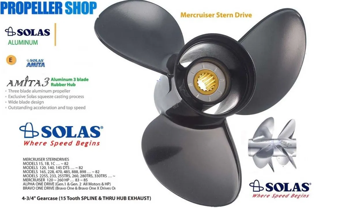 Full range of propellers