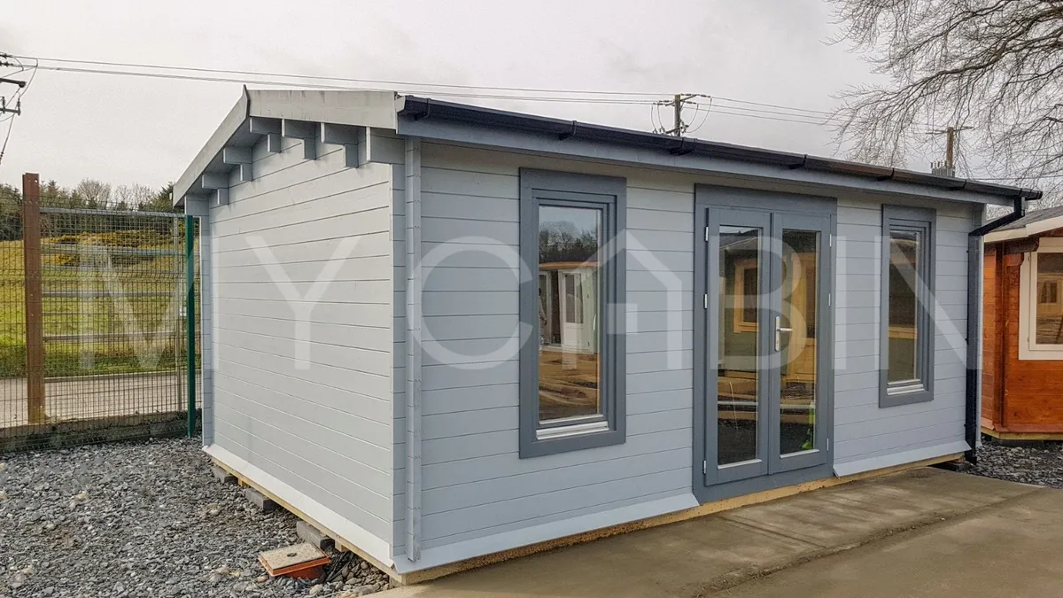 5.9x4m Longford Cabin - PREMIUM WINDOWS INCLUDED!