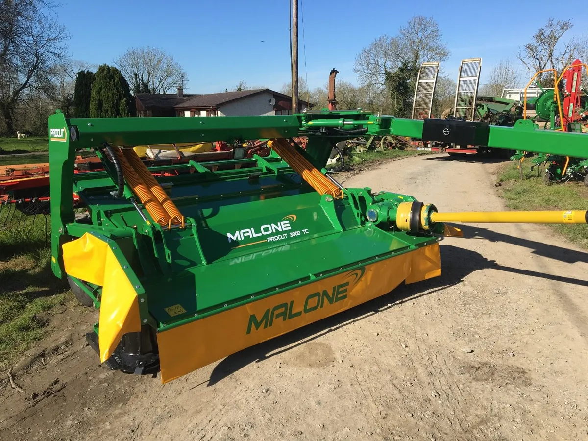 New Malone trailed mowers in stock - Image 1
