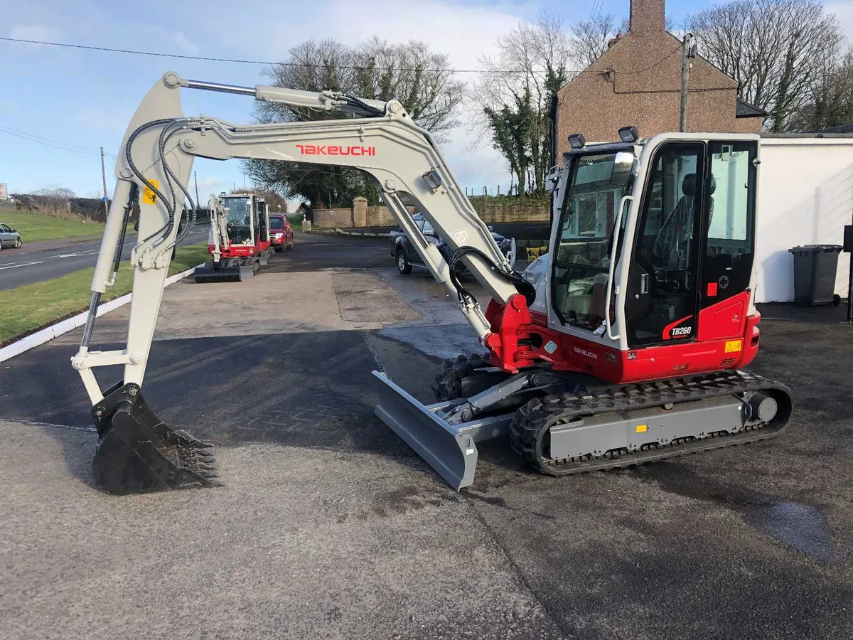 New Takeuchi TB260 Digger / Excavator - Image 1