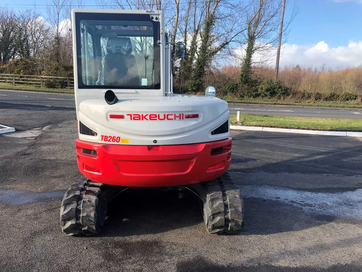 New Takeuchi TB260 Digger / Excavator - Image 4