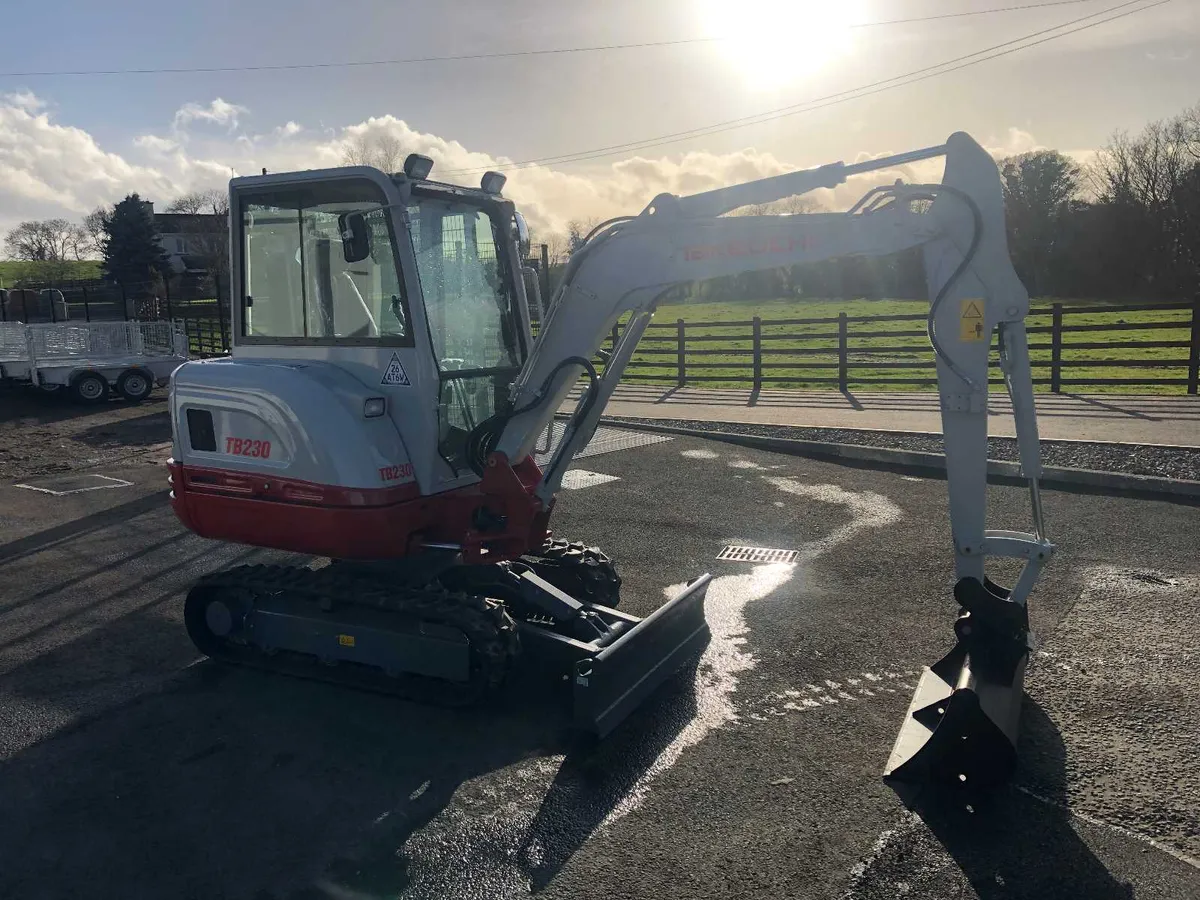 New Takeuchi TB230 Digger / Excavator - Image 3