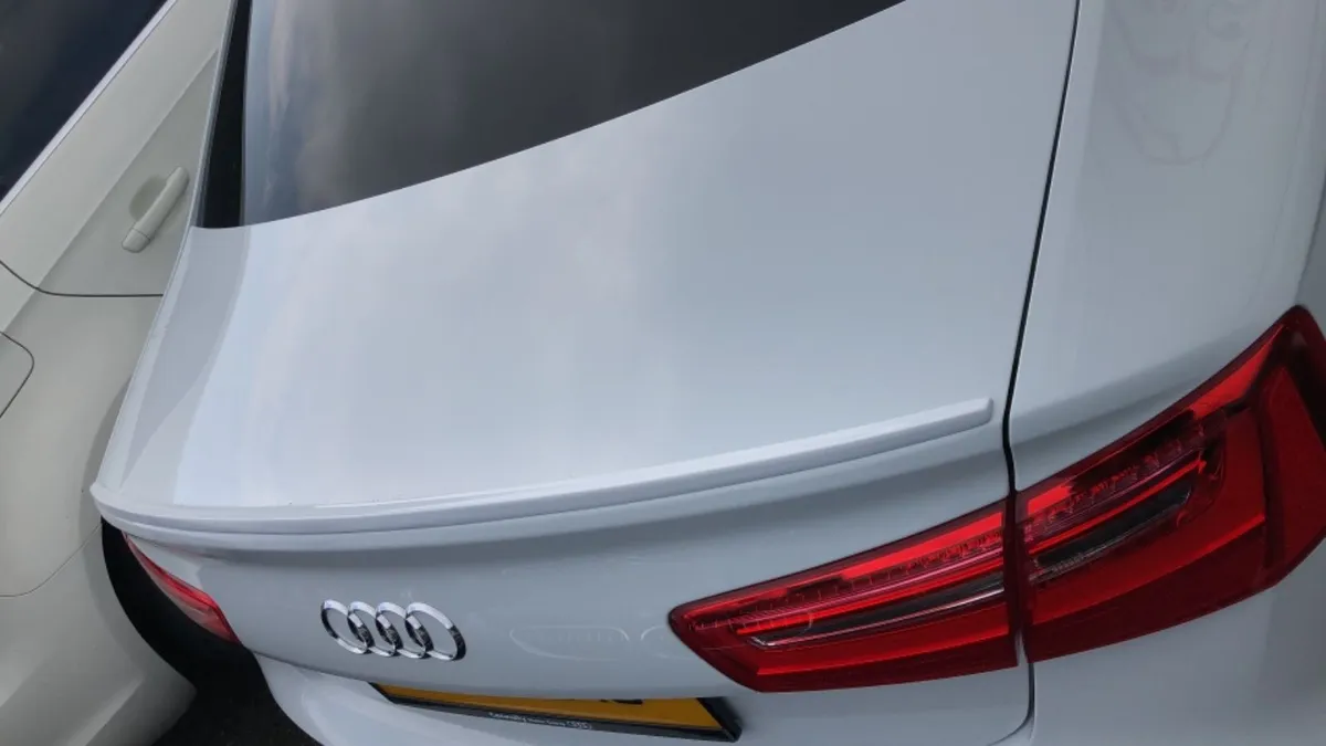 Audi A6 boot lip spoilers - Image 1