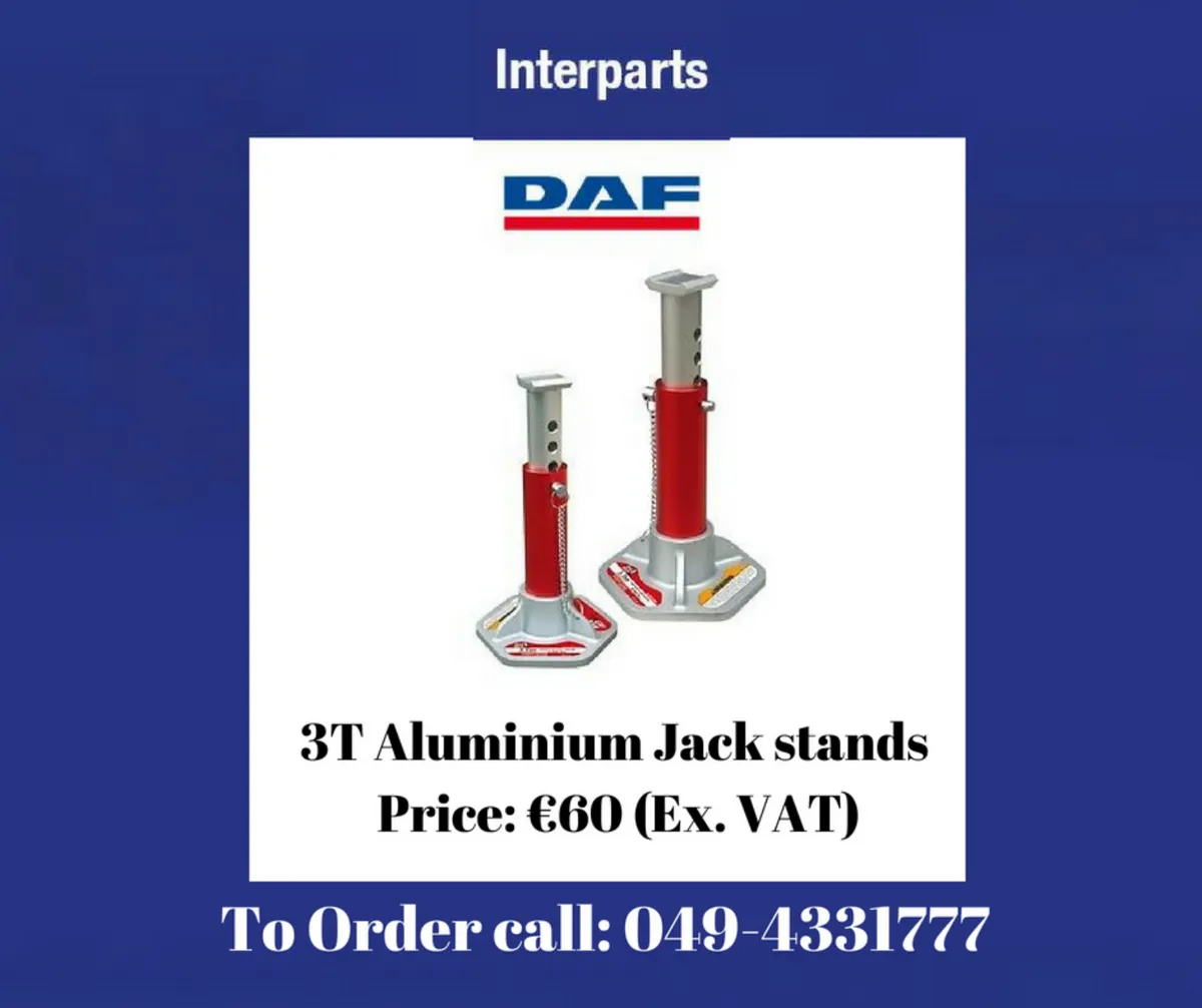 3 tonne Aluminium Jack stands - Image 1