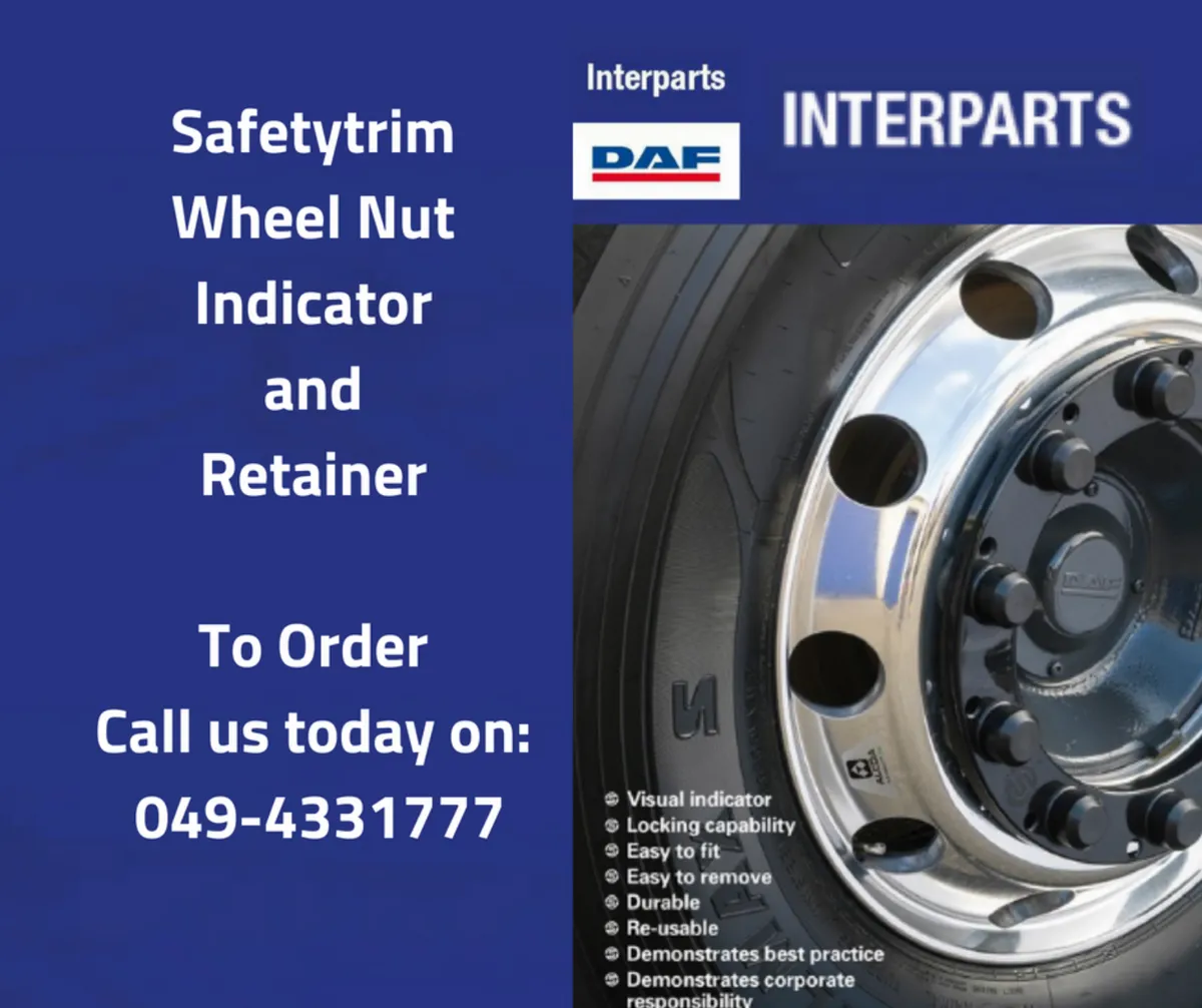 Safetytrim Wheel nut indicator and retainer