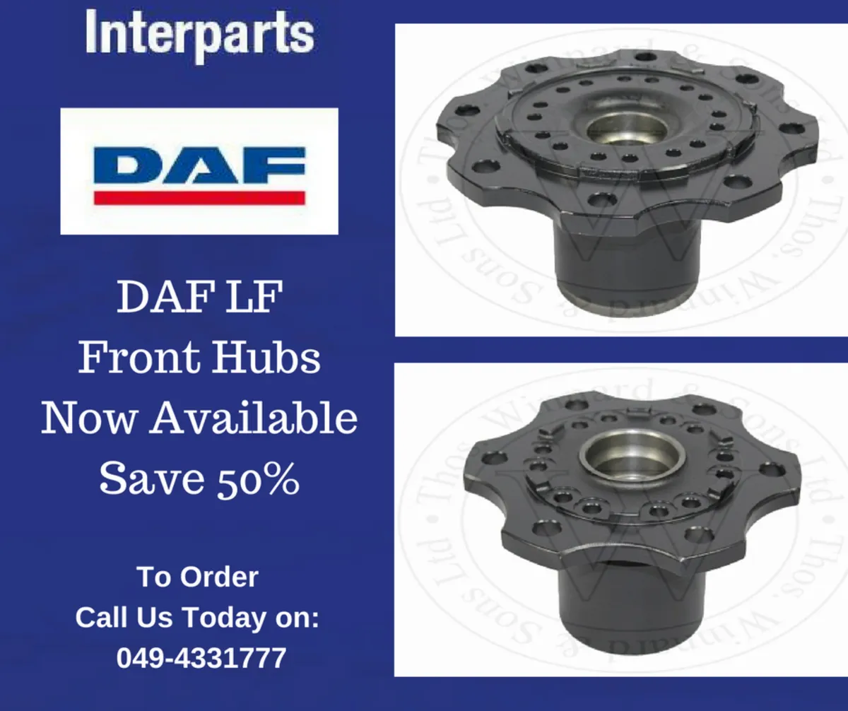 DAF LF Front Hubs Now Available Save 50%