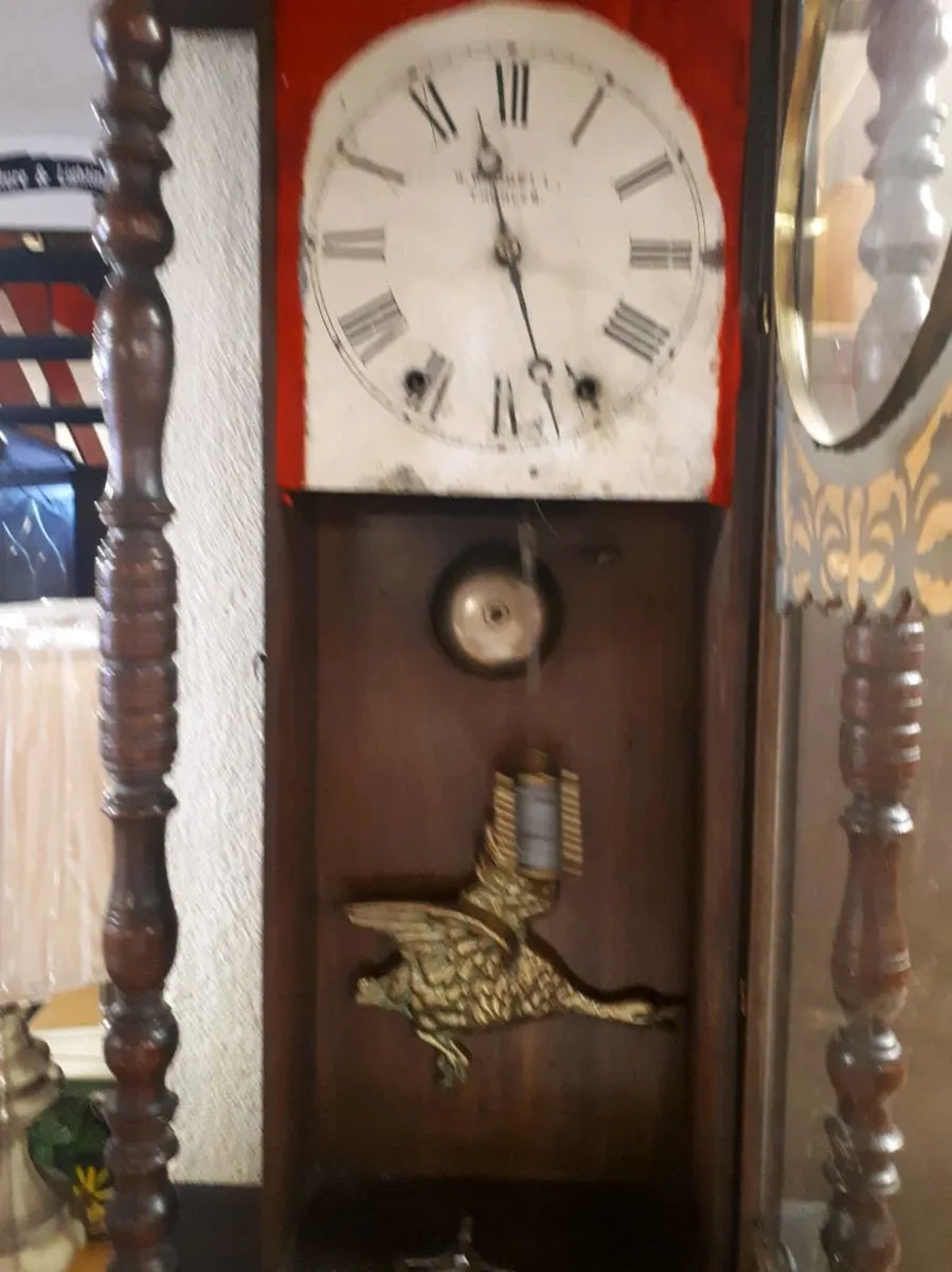 Antique clocks and furniture