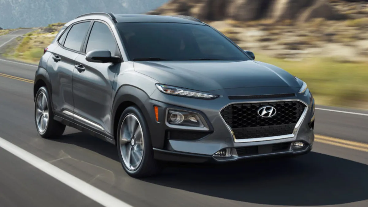 Hyundai Kona for breaking