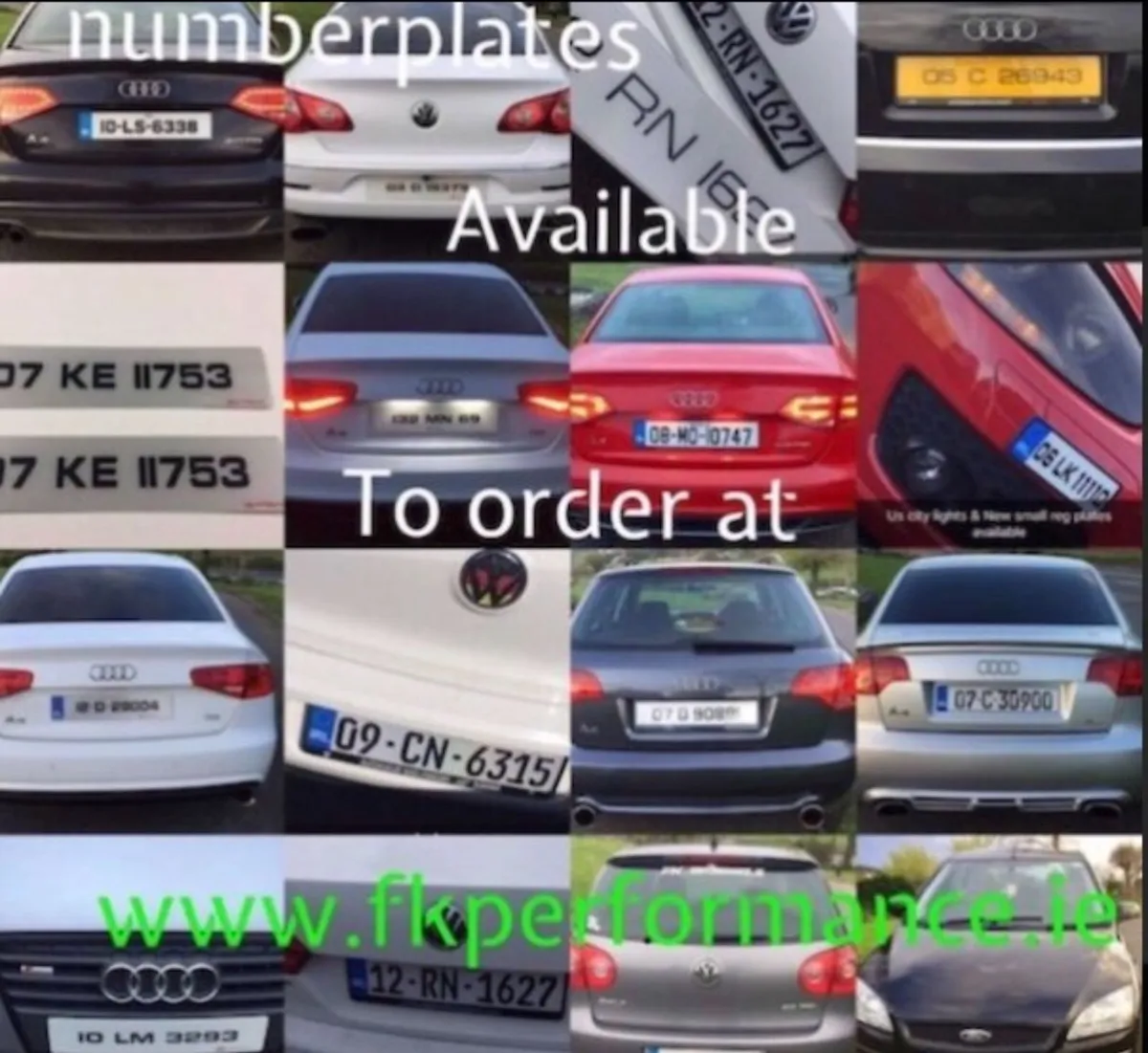 Order car plates clearance online