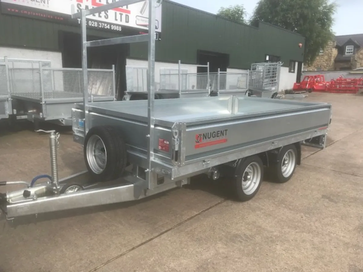 New Type 10 x 5,7 2.7 Ton Nugent flatbed Trailer