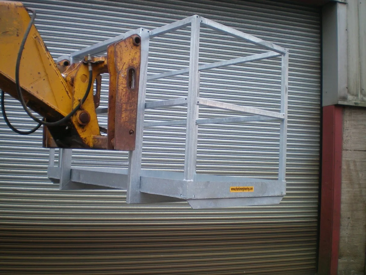 Manlift Basket/ Safety Cage 2mtx1mt  - JCB QFIT - Image 1