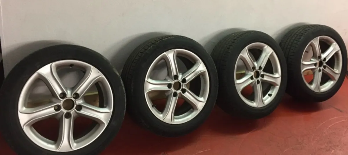 17” vw audi alloys & tyres 5x112 - Image 1