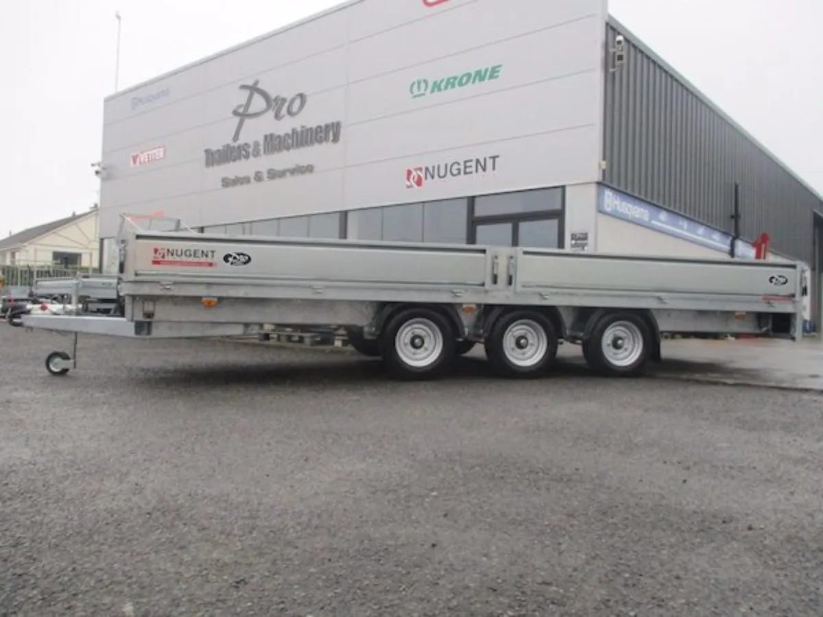 Nugent trailers 16 ft, 18 ft drop side