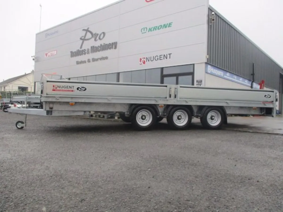 Nugent trailers 16 ft, 18 ft drop side - Image 1