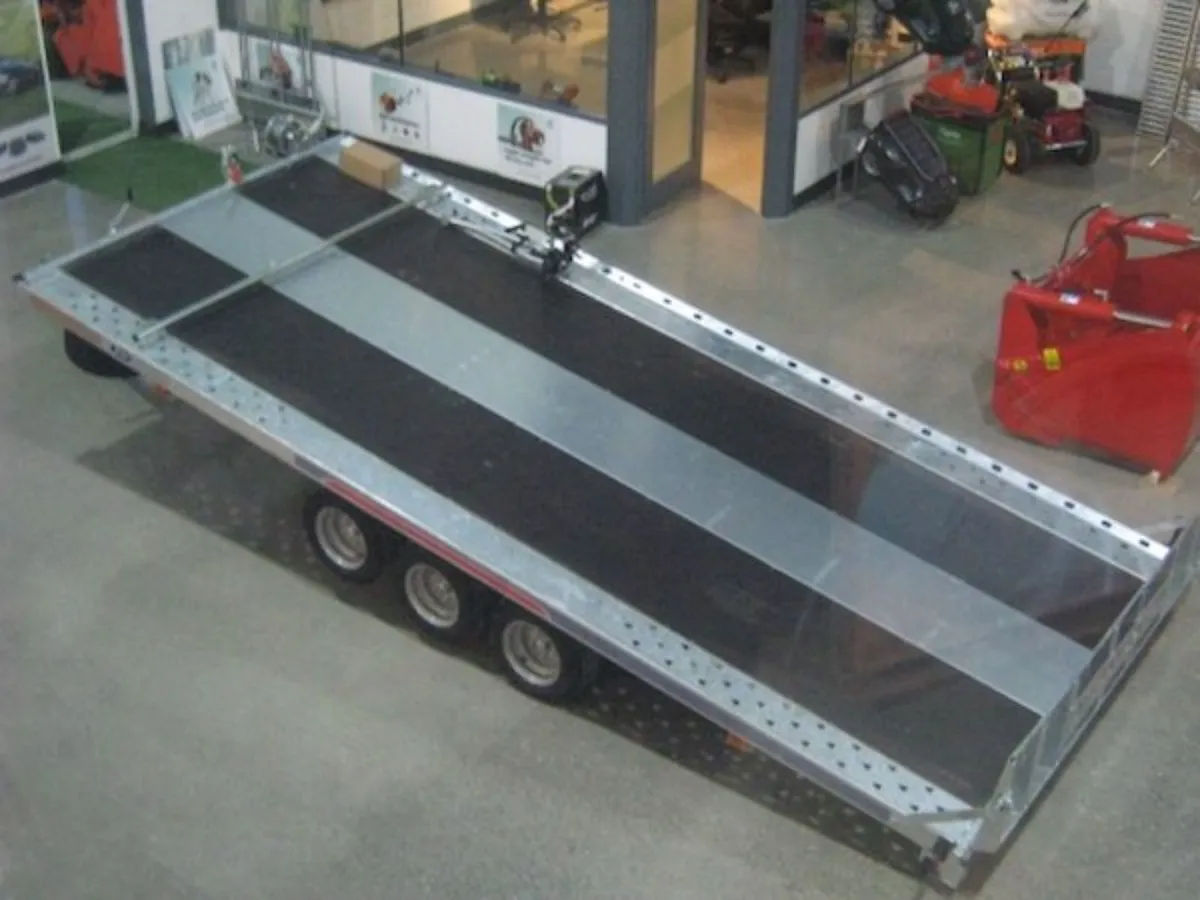 pro trailers tipper flat plant transport hire - Image 1