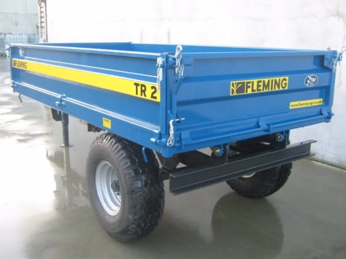 Fleming tipper trailer kioti kubota - Image 4