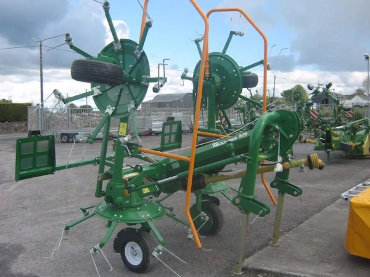 Malone tedder 4 /  6 rotor  mowers - Image 2