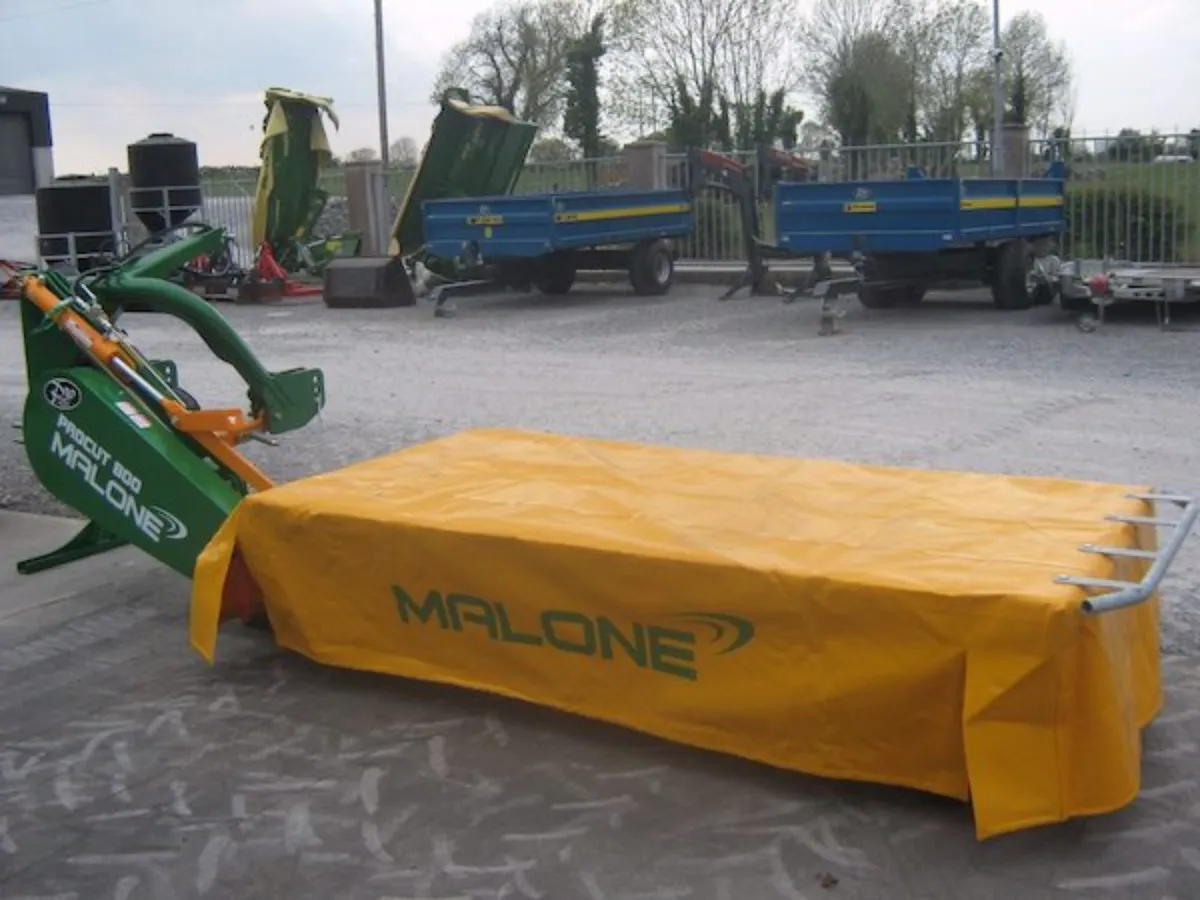 Malone disc mower 7ft 8 ft 9 ft, 4/6 rotor tedder - Image 4